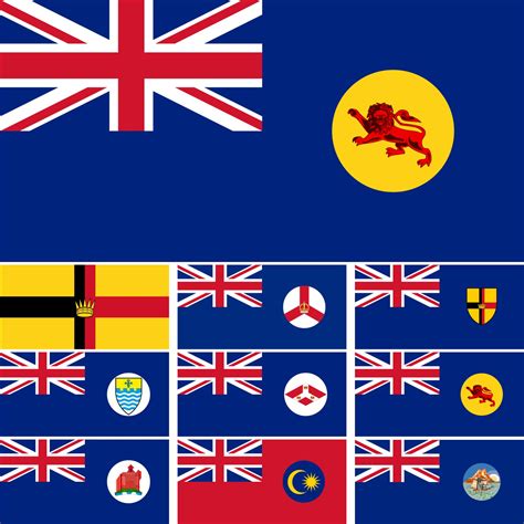 malaya and british borneo flag